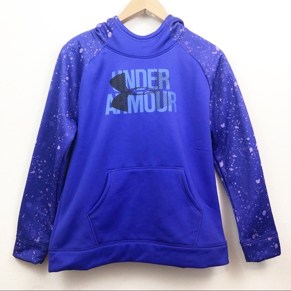 Under Armour Other - Under Armour Cold Gear Youth Purple Hoodie…